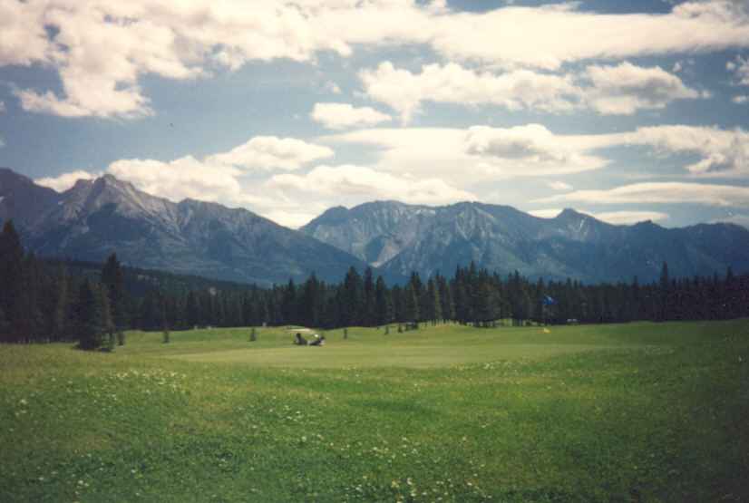 Terrain de golf près de 1991banff