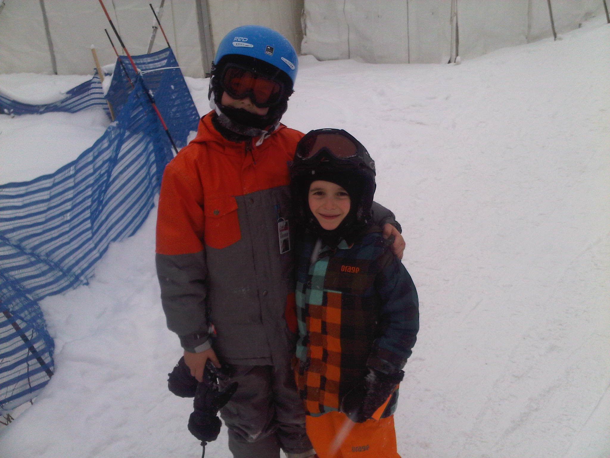 En ski avec Félix (Janvier 2013)