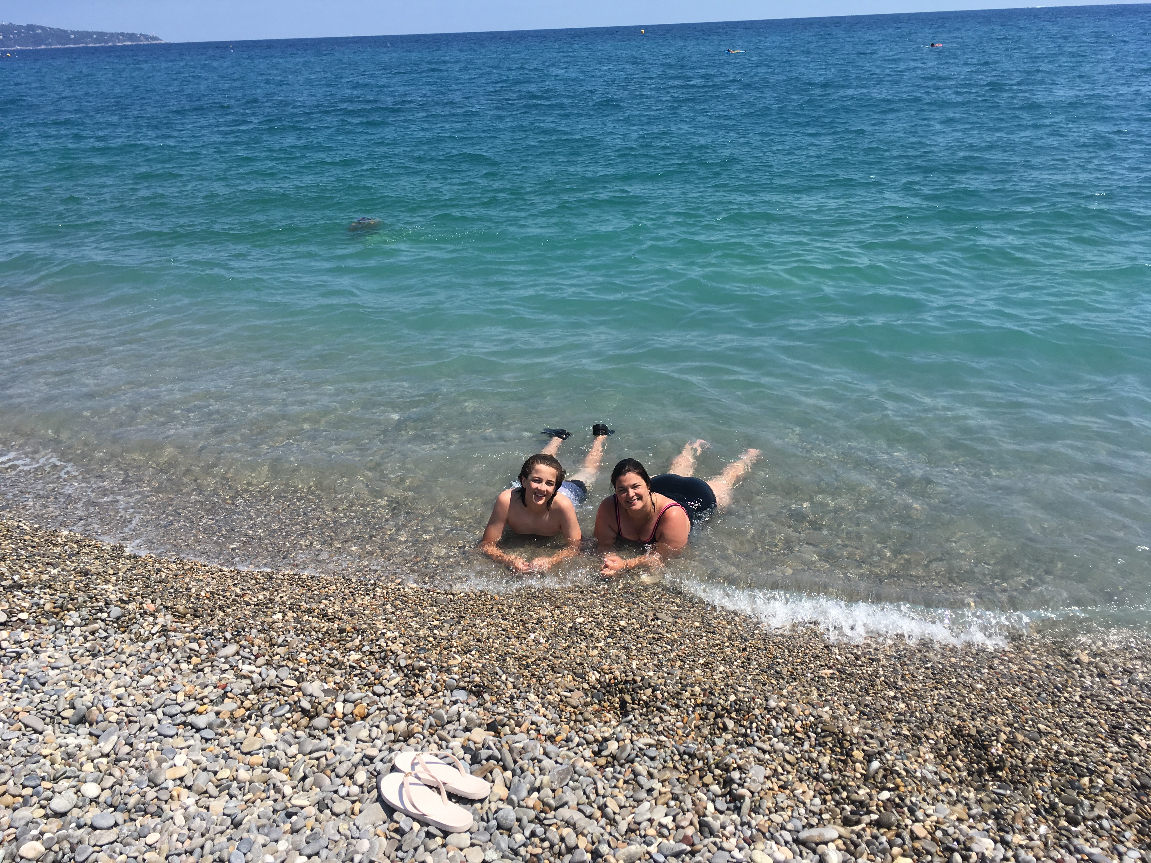 On se baigne à Nice